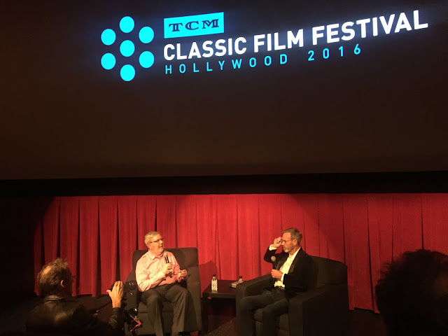 Leonard Maltin and Darryl Hickman at the TCM Classic Film Festival